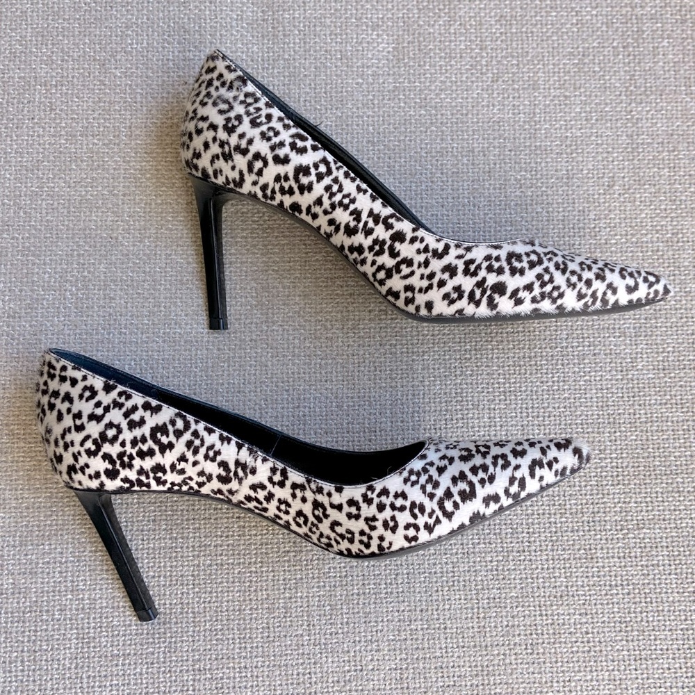Celine | Calf Hair Animal Print Pumps (Sz 37)